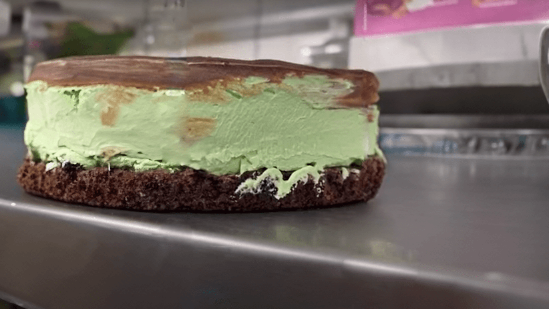 Torta de menta y chocolate por Dulce Sofía