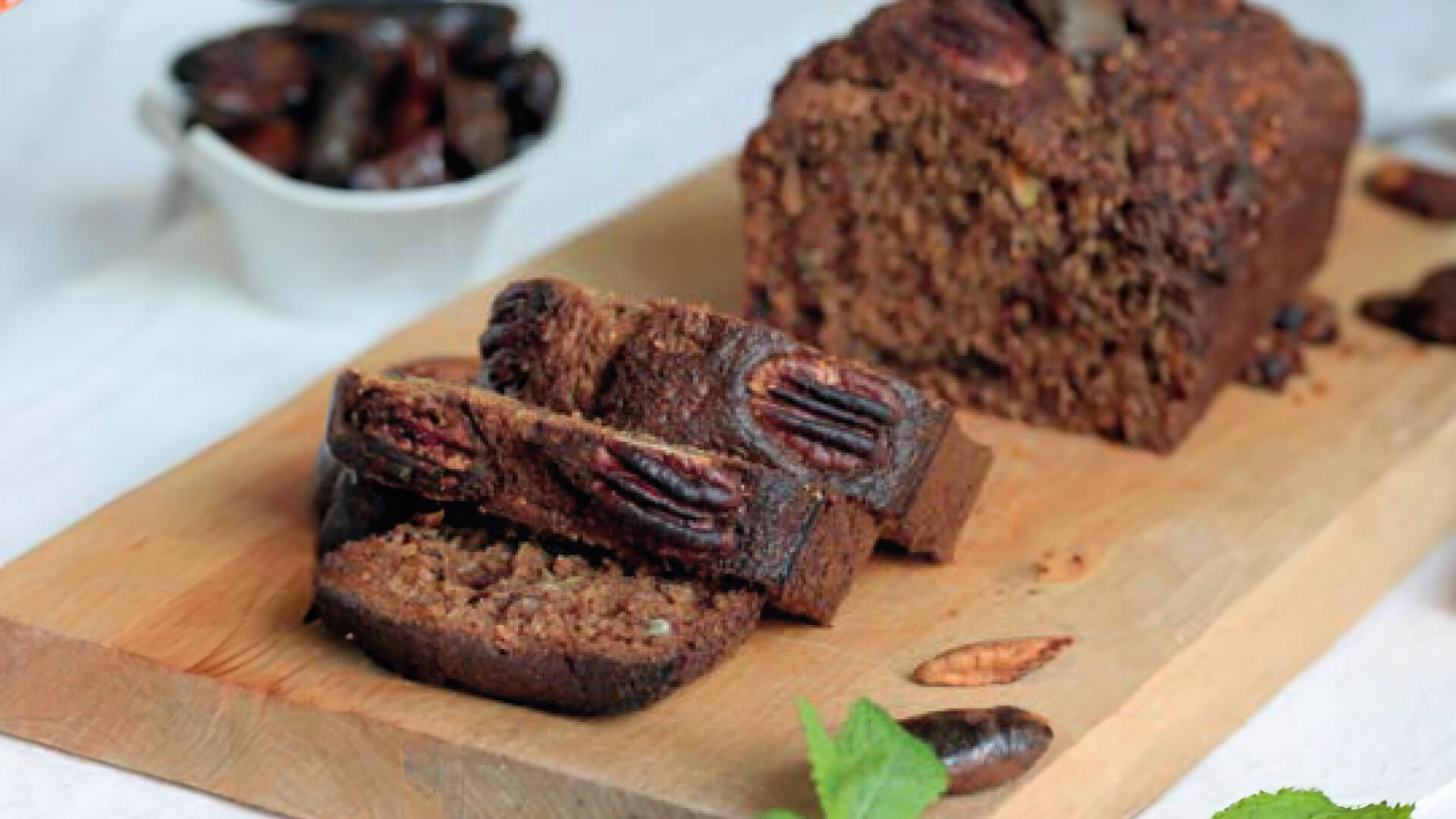 Pan de dátiles y nueces