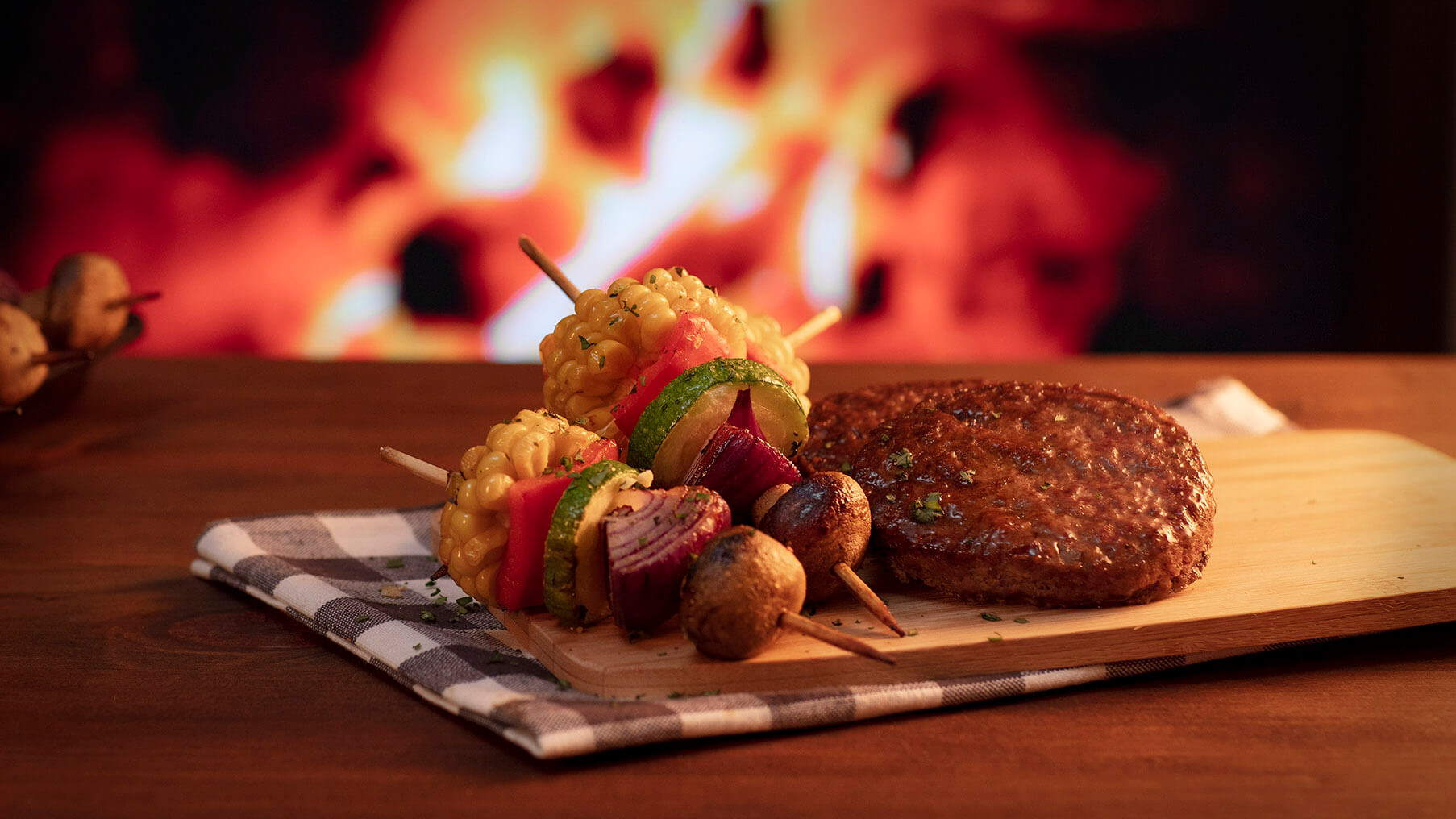 Pinchos de vegetales