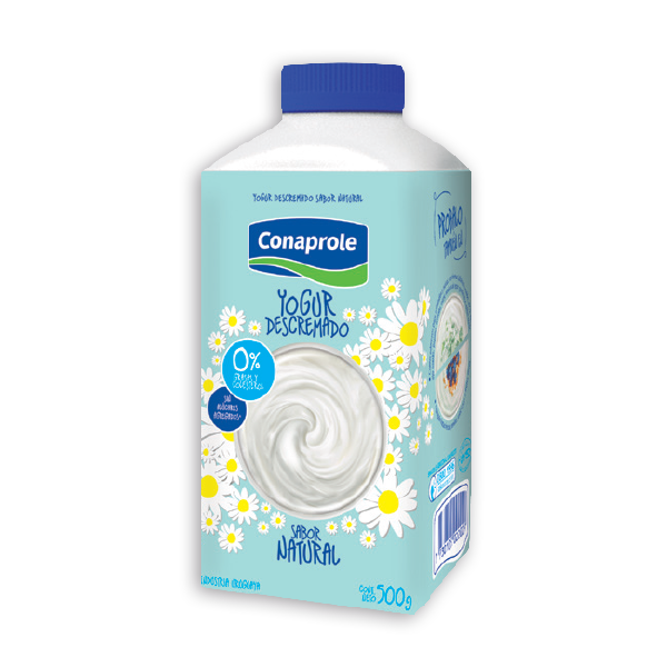 Yogur descremado natural