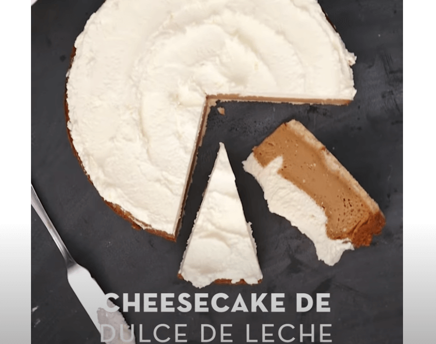 Cheesecake de dulce de leche