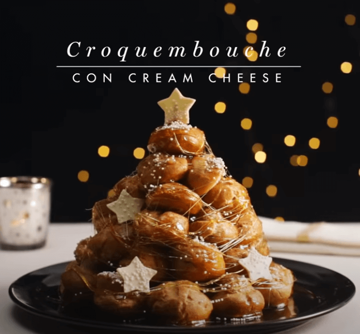 Croquembouche con Cream Cheese