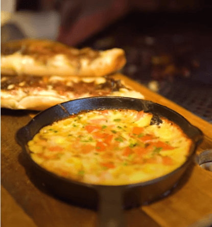 Chorimuzza y Queso Parrillero