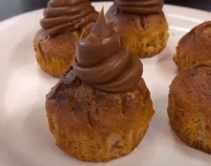 Muffins de banana por Dulces Melodías