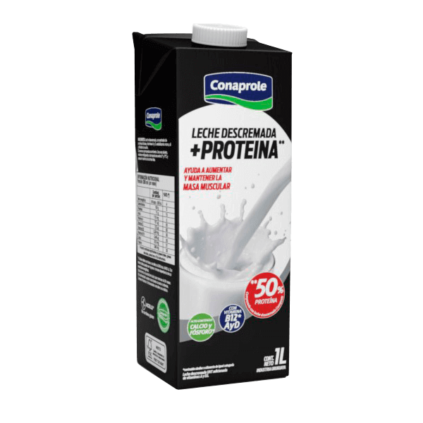 Leche descremada UHT proteína