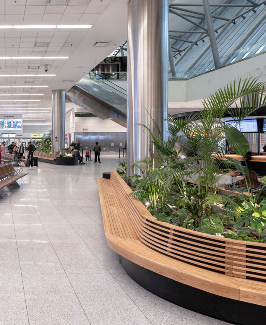 Diseño interior Aeropuerto Carrasco
